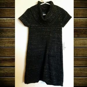 Black Metallic Dress